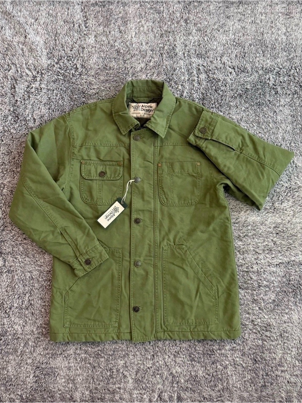 Women’s Quilted Lined Jacket, Alpine Design, Olive, Size Small, NWT